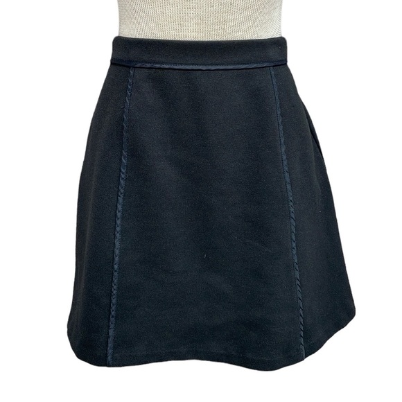 Michael Kors Skirt Womens 2 Black Mini A-Line - Picture 1 of 15